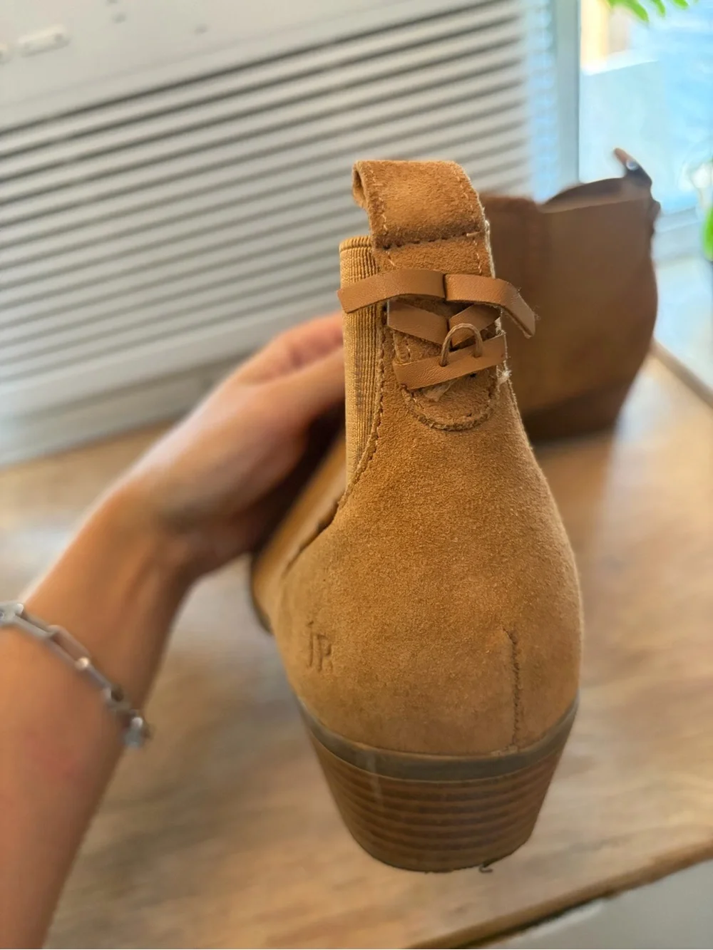Jack Rogers Tan Suede Ankle Booties